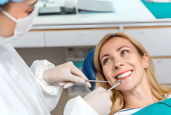 patient preparing for oral treatment